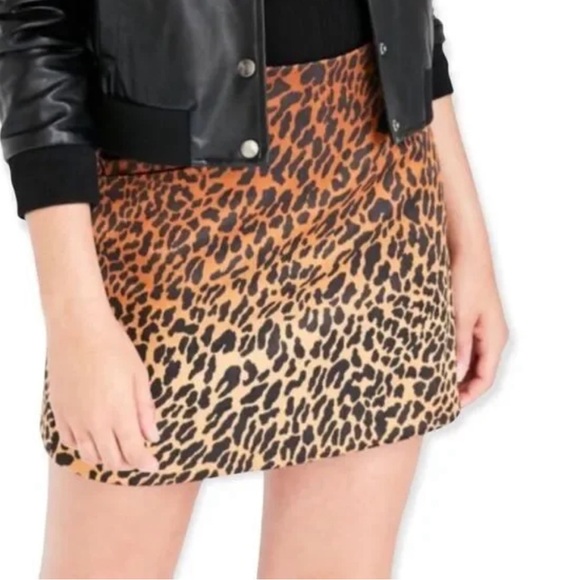 Ecote Dresses & Skirts - Cheetah Print Ecote Urban Outfitters Mini Skirt